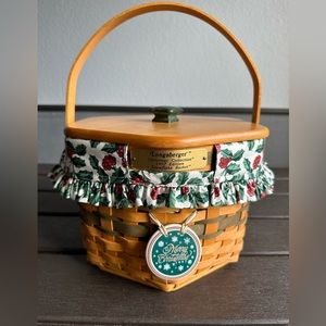 Longaberger Christmas Collection, 1997 Edition Snowflake Basket